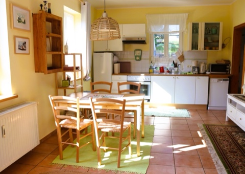 Blick auf die Wohnküche